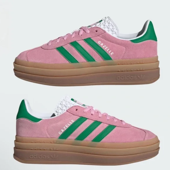 NWT [Adidas] Gazelle Bold Suede Sneakers Tennis Shoes Women’s 5.5 / Men’s 4.5 - Picture 5 of 16